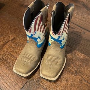Toddler Ariat square toe boots